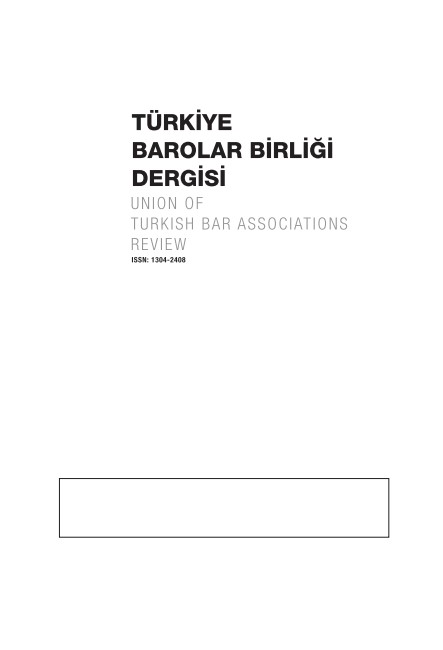 turkiye barolar birligi dergisi