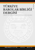 TBB Dergisi Sayı: 179